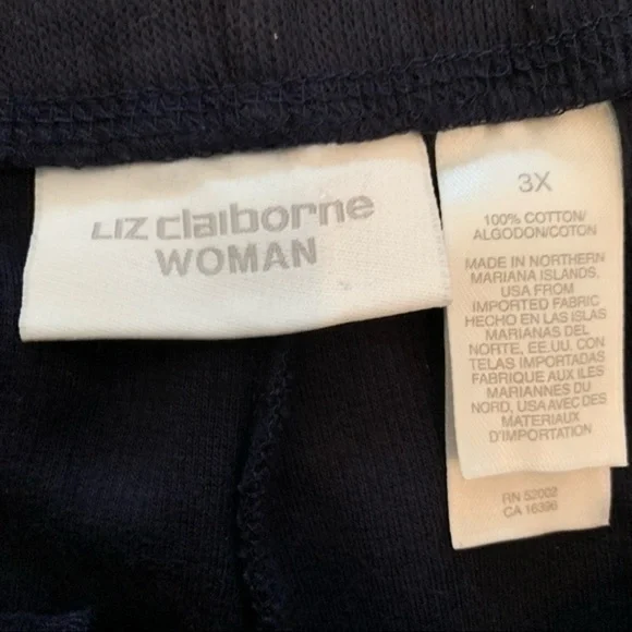 NWT Liz Claiborne size 3X blue pants - Picture 3 of 9